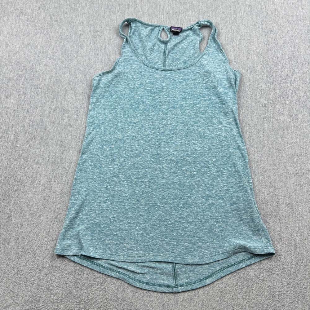 Patagonia Tank Top Womens XS Blue Mount Airy Scoop Neck Running Workout 52895
